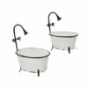 Hot Sale π Gerson Set Of 2 Assorted Antique-Style Metal Bathtub Planters W/Faucet Accent β€οΈ 2 Hot Sale π Gerson Set Of 2 Assorted Antique-Style Metal Bathtub Planters W/Faucet Accent β€οΈ -Outlet Gerson Store unnamed file 12