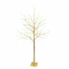 New 😉 Gerson 70.8"H Electric Gold Tree With 88 Warm White Micro LED Lights ❤️