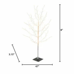 Cheap 🌟 Gerson 47.2"H Electric Tree With Warm Micro LED Lights - White 😀 -Outlet Gerson Store unnamed file 133