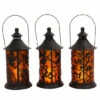 Budget 🥰 Gerson Set Of 3 Battery-Powered Metal 🧛 Halloween Lanterns W/LED Candles 🎁 -Outlet Gerson Store unnamed file 153