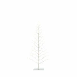 Best reviews of 🧨 Gerson 5' Electric 2-D White 🎄 Christmas Tree With LED Lights 🌟