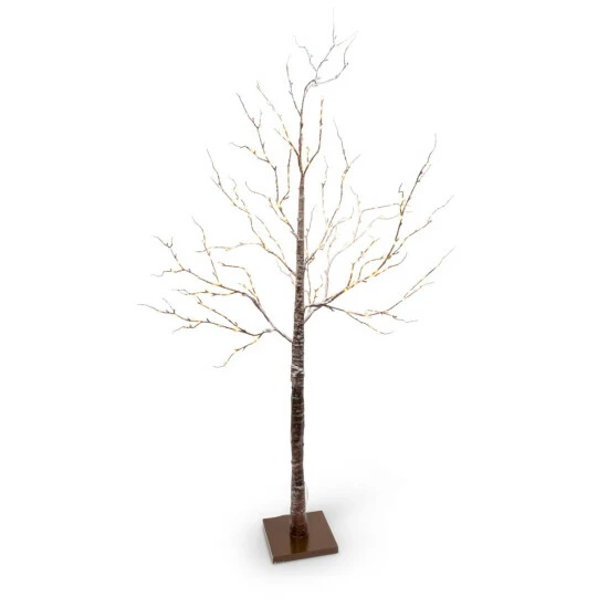 Best Pirce π Gerson 82.67" Brown Snowy Tree With LED Lights π 3 Best Pirce π Gerson 82.67" Brown Snowy Tree With LED Lights π