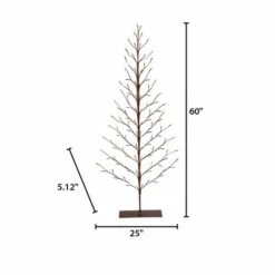 Brand new 😀 Gerson 5-ft Electric 2D Tree W/White LED Lights & Outdoor Adapter 🥰 -Outlet Gerson Store unnamed file 194