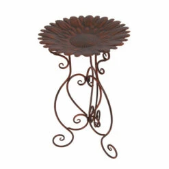 Promo π Gerson Company 24"T Metal Sunflower Birdbath β