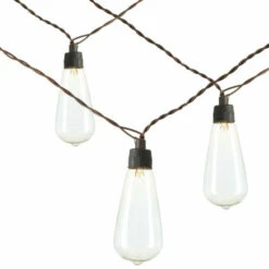 Promo π Gerson Company 18.6"L Solar Patio Light Strings 2-pack β