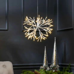 Flash Sale 👏 The Gerson Company 11.8" LED Pre-Lit Starburst Hanging Lights ⭐
