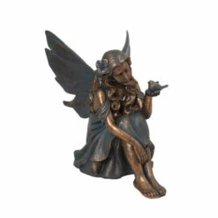 Wholesale π Gerson 25.4" Verdigris And Gold Fairy Figurine π