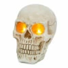 Coupon 🧨 The Gerson Company 8.46" Lighted Skull With Flicker Flame Candle 🎁 -Outlet Gerson Store unnamed file 27
