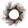 Buy ⌛ The Gerson Company Black Glitter Twig 🎃 Halloween Wreath W/ Bats, Lights ✨