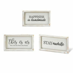 Outlet 💯 Gerson Assorted Wood And Metal Wall Décor 3-pack ❤️