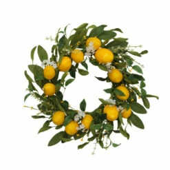 Top 10 ⭐ Gerson Lemon Wreath With Berry Accents 😉