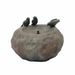 Best reviews of 🥰 Gerson Electric Polyresin Stone Water Fountain With 3 Bird Accents 😀