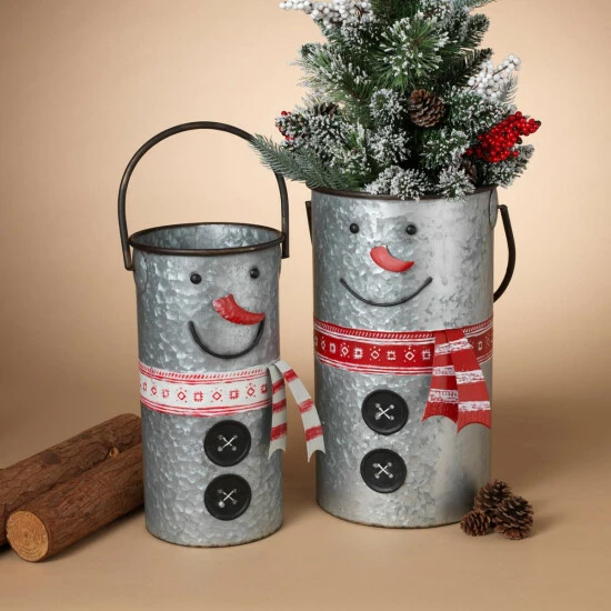 Coupon β Gerson Set Of 2 Nesting Metal Snowman Buckets π 4 Coupon β Gerson Set Of 2 Nesting Metal Snowman Buckets π - Image 2