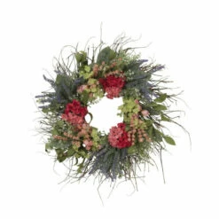 Brand new 🤩 The Gerson Company 24" Natural Twig & Mixed Flower Wreath ✔️
