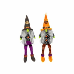 Best Sale ⌛ Gerson Company 16" Plush 🦇 Halloween Gnome Shelf Sitter 2-pack 🔔