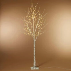 Buy ⌛ Gerson Company 6' Birch Bark Effect Lighted Tree W/ LED Warm Lights 🧨 -Outlet Gerson Store unnamed file 378