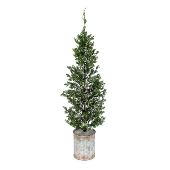 Flash Sale π₯ The Gerson Company 35"H Snowy Pine Tree In Tin Pot π 3 Flash Sale π₯ The Gerson Company 35"H Snowy Pine Tree In Tin Pot π