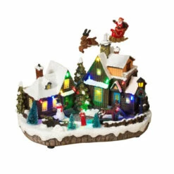 Outlet 🔔 The Gerson Company 12.4"L Lighted Holiday Village 😉