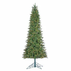 Best Pirce 😉 Gerson 10' Salem Spruce With Instant Glow Power Pole And Clear Lights 💯