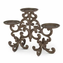 Best deal 👏 The Gerson Company GG Collection Acanthus 3-Light Candle Holder 😍