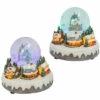 Outlet 🎉 The Gerson Company Set Of 2 6.7" Lighted Musical Village Water Globe 🔔 -Outlet Gerson Store unnamed file 440