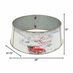Best Sale 👍 The Gerson Company 27.75" Metal Holiday Design Tree Collar 🤩 -Outlet Gerson Store unnamed file 446