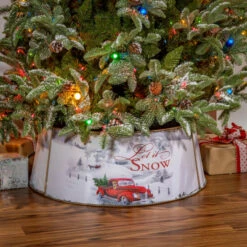 Best Sale 👍 The Gerson Company 27.75" Metal Holiday Design Tree Collar 🤩 -Outlet Gerson Store unnamed file 448