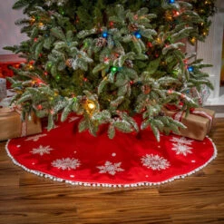 Budget π The Gerson Company 48" Velvet Felt Holiday Pompom Snowflake Tree π Skirt β¨ 8 Budget π The Gerson Company 48" Velvet Felt Holiday Pompom Snowflake Tree π Skirt β¨ -Outlet Gerson Store unnamed file 451