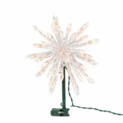 Outlet 👏 The Gerson Companies 13" Star Burst Tree Topper With 30 White LEDs ✔️