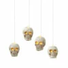 Hot Sale 🎁 The Gerson Company Battery-Operated Hanging Resin Skulls 4-Pack 😀