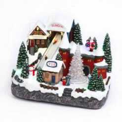 Wholesale 😀 The Gerson Company 12" Lighted Musical Holiday Ski Village Moving Tree 👍 -Outlet Gerson Store unnamed file 469