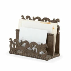 Discount 🧨 The Gerson Company Metal Acanthus Letter Holder 😍 -Outlet Gerson Store unnamed file 47