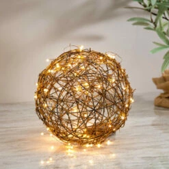 Cheapest 🧨 The Gerson Company Set Of 3 Vine Balls With Micro LED Lights 🥰 -Outlet Gerson Store unnamed file 485