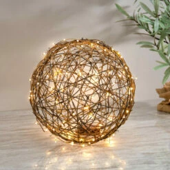 Cheapest 🧨 The Gerson Company Set Of 3 Vine Balls With Micro LED Lights 🥰 -Outlet Gerson Store unnamed file 487