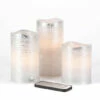 Discount 🔥 The Gerson Company Set Of 3 LED Silver Wavy-Edge Candles W/ Soft Glow 👍 -Outlet Gerson Store unnamed file 502