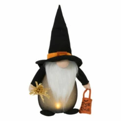 Wholesale 💯 The Gerson Company 20" Lighted Plush 🎃 Halloween Witch Gnome 🛒
