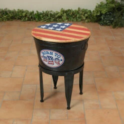 Buy ⌛ The Gerson Company 25.75" Metal Americana Drink Cooler Or Planter 😍 -Outlet Gerson Store unnamed file 542