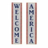 Coupon ⭐ The Gerson Company 47.2" Battery Operated Wood Americana Porch Signs ⭐