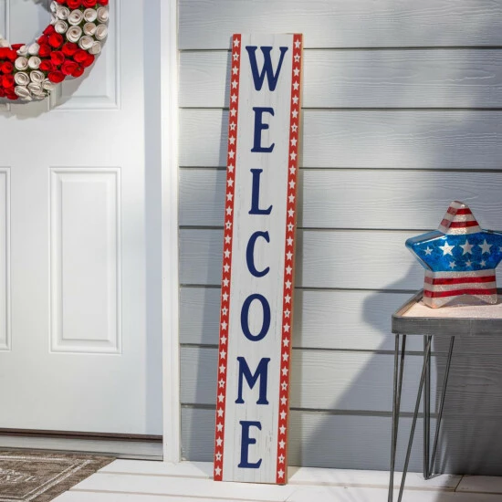 Coupon ⭐ The Gerson Company 47.2" Battery Operated Wood Americana Porch Signs ⭐ 4 Coupon ⭐ The Gerson Company 47.2" Battery Operated Wood Americana Porch Signs ⭐ - Image 2