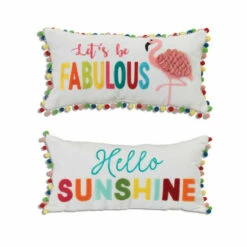 Buy 😀 The Gerson Company Assorted 20" Spring Pillows - Set Of 2 ❤️