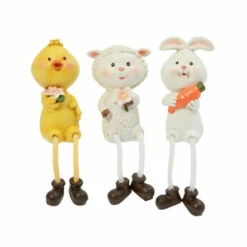 Hot Sale π The Gerson Company Assorted 5" Resin Easter Shelf Sitters - Set Of 3 π₯°