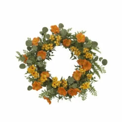 Promo 🤩 The Gerson Company 24" Spring Flower Wreath 👍