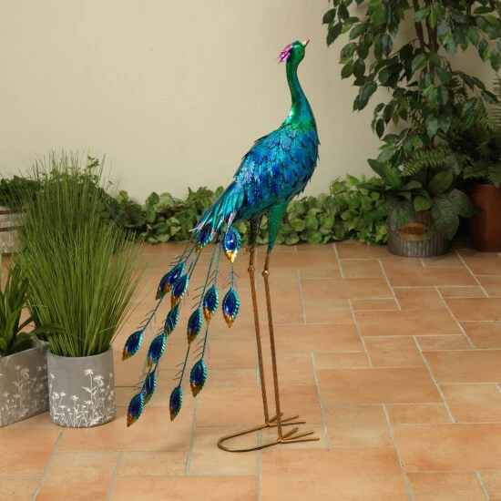 Cheap π The Gerson Company 35" Metal Peacock Figurine π 5 Cheap π The Gerson Company 35" Metal Peacock Figurine π - Image 3