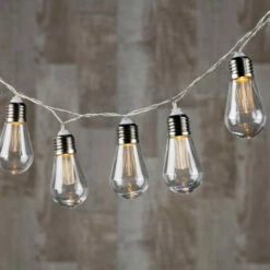 Hot Sale 👏 The Gerson Company 6' Solar LED Patio Lights With Silver Wire 👍 -Outlet Gerson Store unnamed file 609