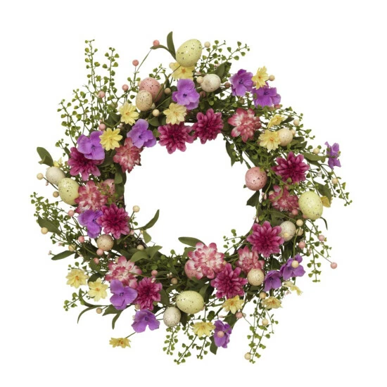 Budget 𧨠The Gerson Company 24" Natural Twig Easter Egg Wreath β 3 Budget 𧨠The Gerson Company 24" Natural Twig Easter Egg Wreath β