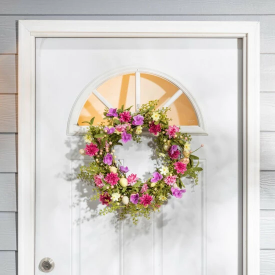 Budget 𧨠The Gerson Company 24" Natural Twig Easter Egg Wreath β 4 Budget 𧨠The Gerson Company 24" Natural Twig Easter Egg Wreath β - Image 2