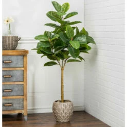 Coupon ✨ The Gerson Co. Real Touch Realistic Rubber Plant Plastic Pot Faux Dirt ✔️ -Outlet Gerson Store unnamed file 66