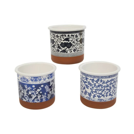 Brand new π The Gerson Company Set Of 3 Assorted 5.25" Dolomite Planters βοΈ 3 Brand new π The Gerson Company Set Of 3 Assorted 5.25" Dolomite Planters βοΈ