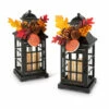 Deals 🔔 Gerson Company Metal Lanterns With B/O LED Candles, Floral Accents 2pk 🎉 -Outlet Gerson Store unnamed file 689