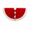 Best Sale 🌟 The Gerson Company 48"L Red Acrylic Pompom Tree 👗 Skirt 🔥 -Outlet Gerson Store unnamed file 711